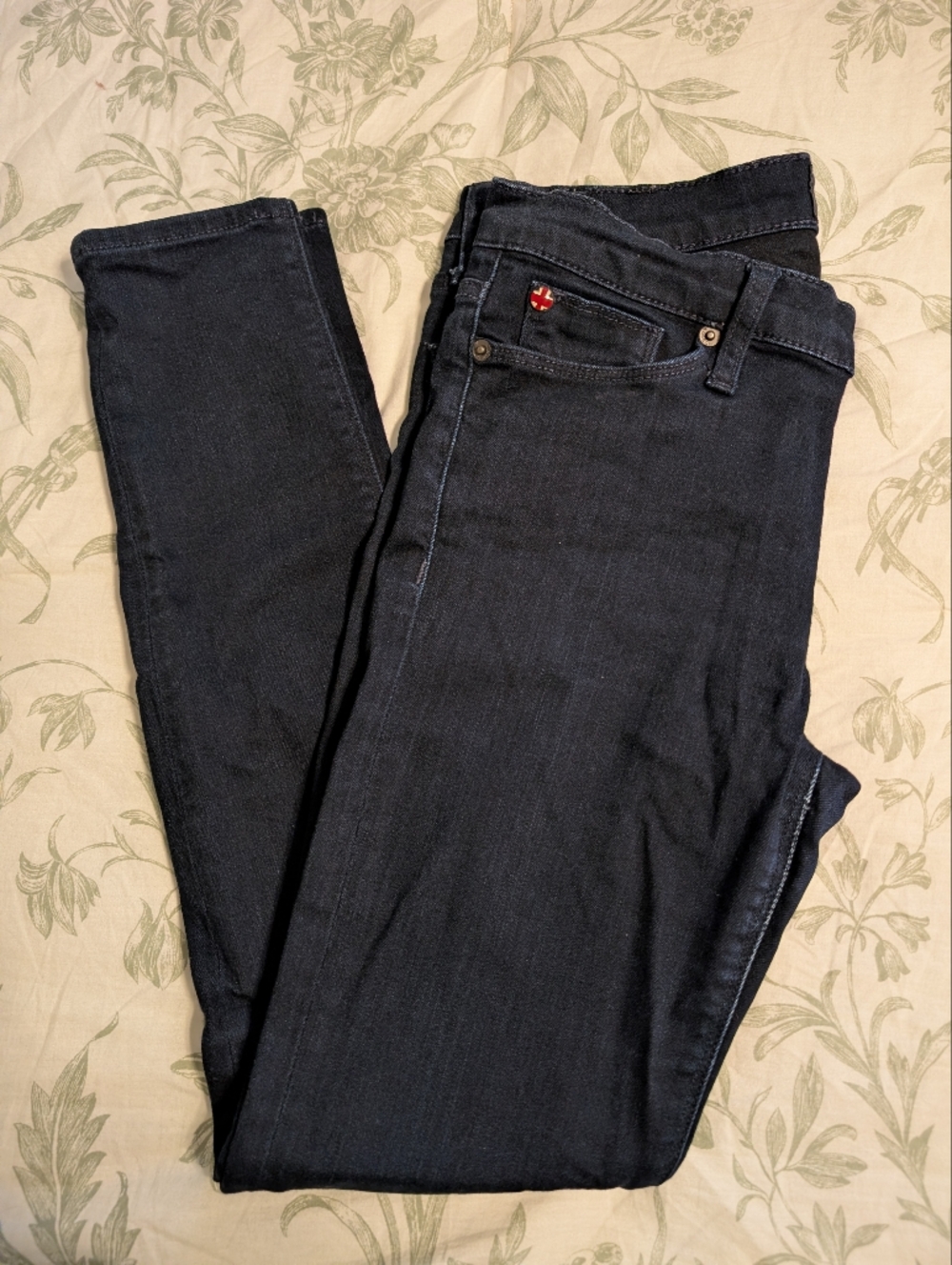 Hudson Jeans Women's Nico Mid-rise Super Skinny Jeans in Dark Indigo